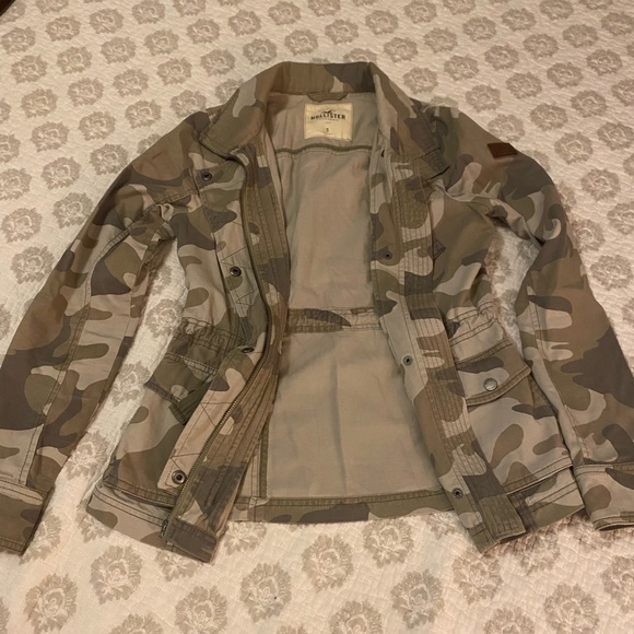 Coats | Hollister Camo Jacket | Poshmark